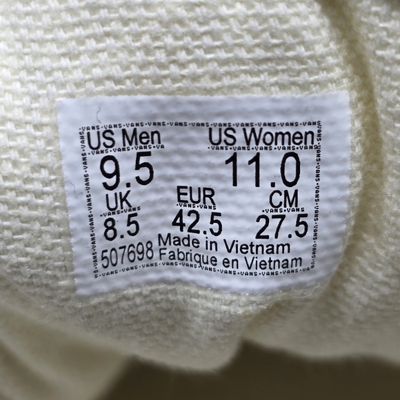 VANS Old Skool Canvas/Suede Fired Brick Skate Shoe Classic Men 9.5 Women 11 New - Picture 4 of 9